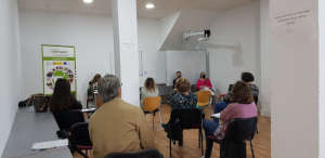 Sesión informativa del curso Gestión de llamadas de teleasistencia Ed. 2 en Lopera. Turno de mañana