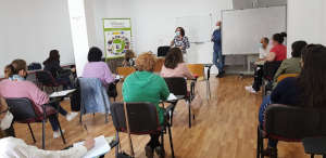 Apertura del curso Gestión de llamadas de teleasistencia Ed. 1 en Lopera. Turno de tarde