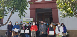 Entrega de Diplomas de los cursos de Gestión de llamadas de teleasistencia Ed. 1 y 2 en Lopera