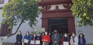 Entrega de Diplomas de los cursos de Gestión de llamadas de teleasistencia Ed. 1 y 2 en Lopera